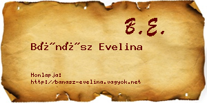 Bánász Evelina névjegykártya